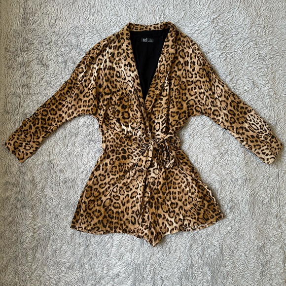 Zara trf collection Cheetah Print Romper - Picture 3 of 13
